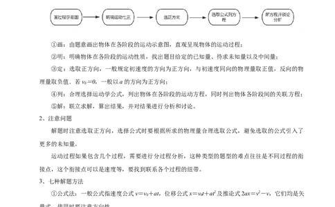 模板01直线运动（四大题型）（原卷版）_04高考物理_2025年新高考资料_二轮复习_2025年高考物理答题技巧与模板构建339420717