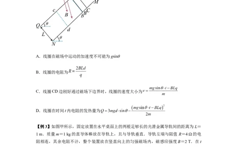 专题29动量观点在电磁感应中的应用（原卷版）_04高考物理_新高考复习资料_2024新高考复习资料_一轮复习资料_完2024届高考物理一轮复习热点题型归类训练