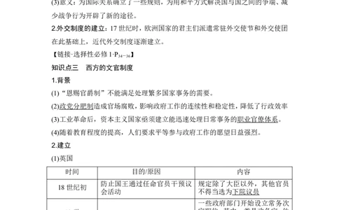 第35讲　近代西方的民族国家、文官制度与国际法_07高考历史_2024年新高考资料_1.2024一轮复习_2024年高考历史一轮复习讲义（部编版）_赠1套word版补充习题库_word版题库阶段2&mdash;阶段15