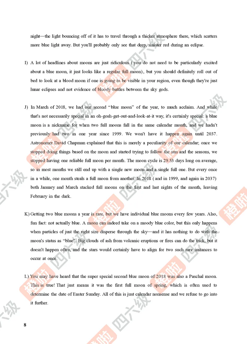 03.2024年12月六级（第二套）-试题6-12_最新更新，视频都在这_2026，6月六级速转存易和谐_0、2025年12月六级_06.橙啦六级全程班石雷鹏_00.讲义_真题
