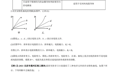 专题8.1电流、导体的电阻、电功和电功率及导体电阻率的测量讲解析版_04高考物理_新高考复习资料_2022年新高考复习资料_2022年高考物理一轮复习讲练测（新教材新高考）