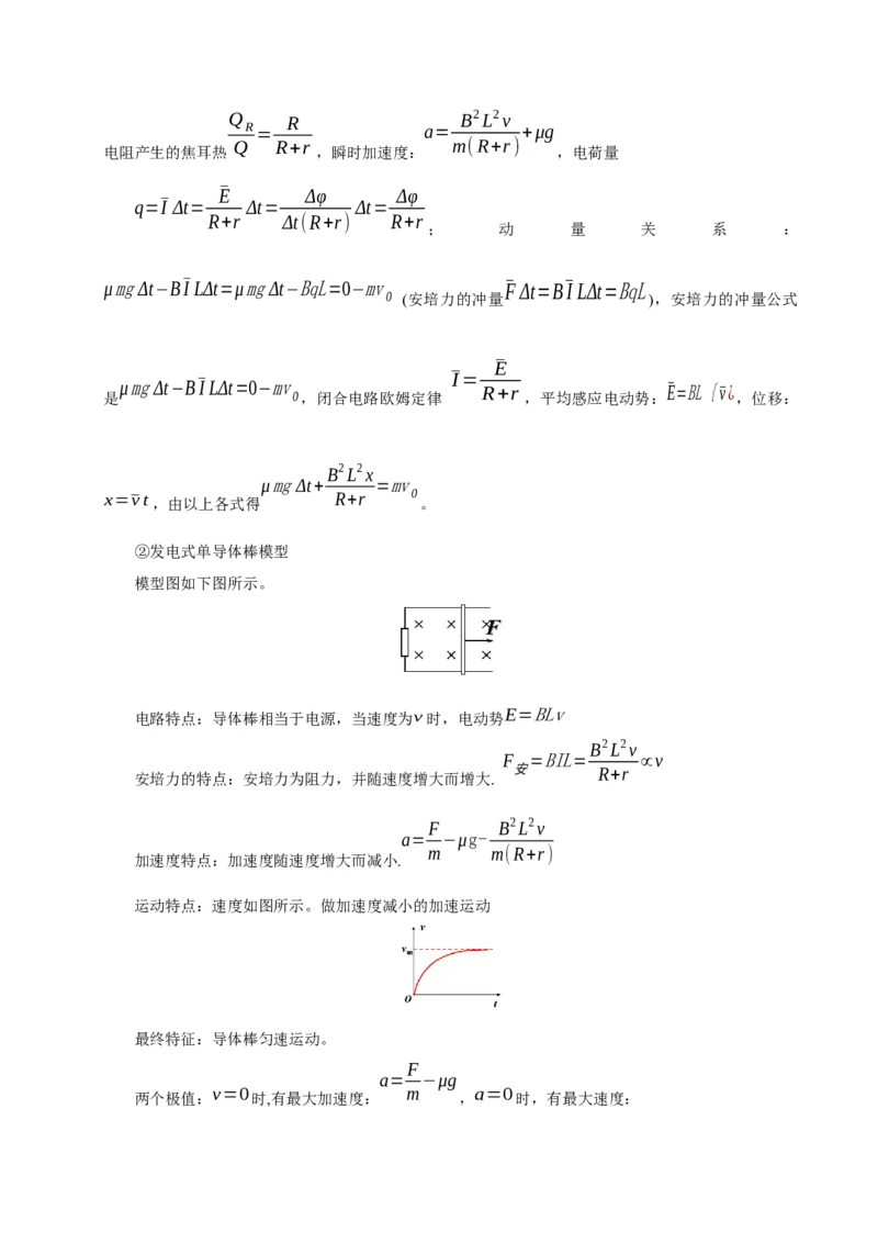 模板12电磁感应（四大题型）（原卷版）_04高考物理_2025年新高考资料_二轮复习_2025年高考物理答题技巧与模板构建339420717