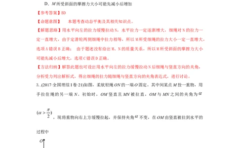 模型7动态平衡模型（解析版）_04高考物理_新高考复习资料_2024新高考复习资料_二轮复习资料_2024高考物理二轮复习80模型最新模拟题专项训练_教师版（含答案解析）