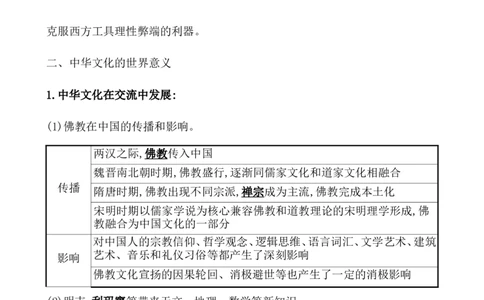 第三十二单元源远流长的中华文化教案_07高考历史_新高考复习资料_2022年新高考复习资料_2022届一轮复习讲练结合7.11更新_系列1_第三十二单元源远流长的中华文化