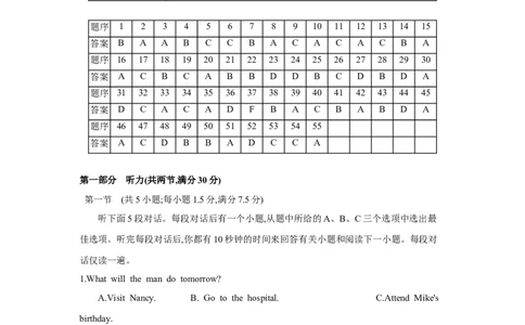 第二十一套选择性必修第四册Units3~5_03高考英语_2025年新高考资料_一轮复习_2025年高考英语人教版一轮复习单元练(含解析，含听力原文及音频)