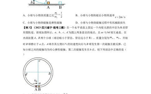 专题16动量能量在各类模型中的应用（原卷版）_04高考物理_新高考复习资料_2024新高考复习资料_一轮复习资料_完2024届高考物理一轮复习热点题型归类训练