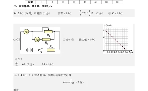信息必刷卷01（天津专用）（参考答案）_04高考物理_2025年新高考资料_2025考前信息卷_2025年高考物理考前信息必刷卷（天津专用）34449635