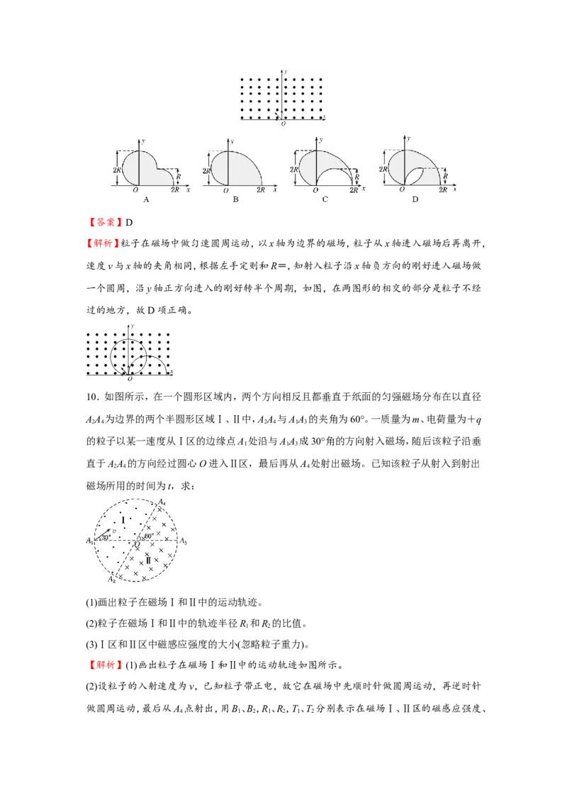 原创（新高考）2021届小题必练21磁场对运动电荷的作用教师版_04高考物理_新高考复习资料_2021年新高考资料_2021届（新高考）高考物理小题必练