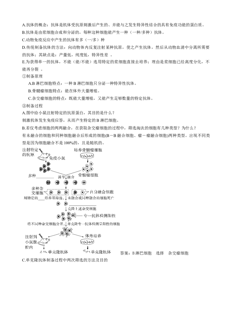 第41讲动物细胞工程（讲义）-2024年高考生物一轮复习讲练测（新教材新高考）_09高考生物_2024年新高考资料_1.2024一轮复习_2024年高考生物一轮复习讲练测（新教材新高考）