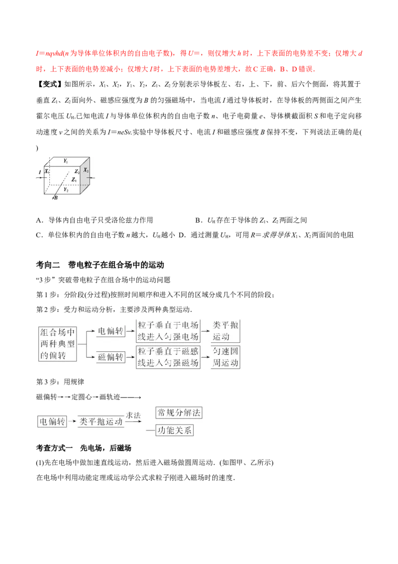 专题16带电粒子在复合场中的运动2022-2023高考三轮精讲突破训练（全国通用）（原卷版）_04高考物理_通用版（老高考）复习资料_2023年复习资料_三轮复习