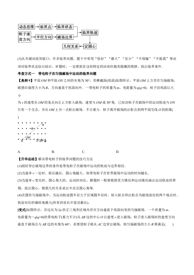 专题15带电粒子在磁场中的运动2022-2023高考三轮精讲突破训练（全国通用）（原卷版）_04高考物理_通用版（老高考）复习资料_2023年复习资料_三轮复习
