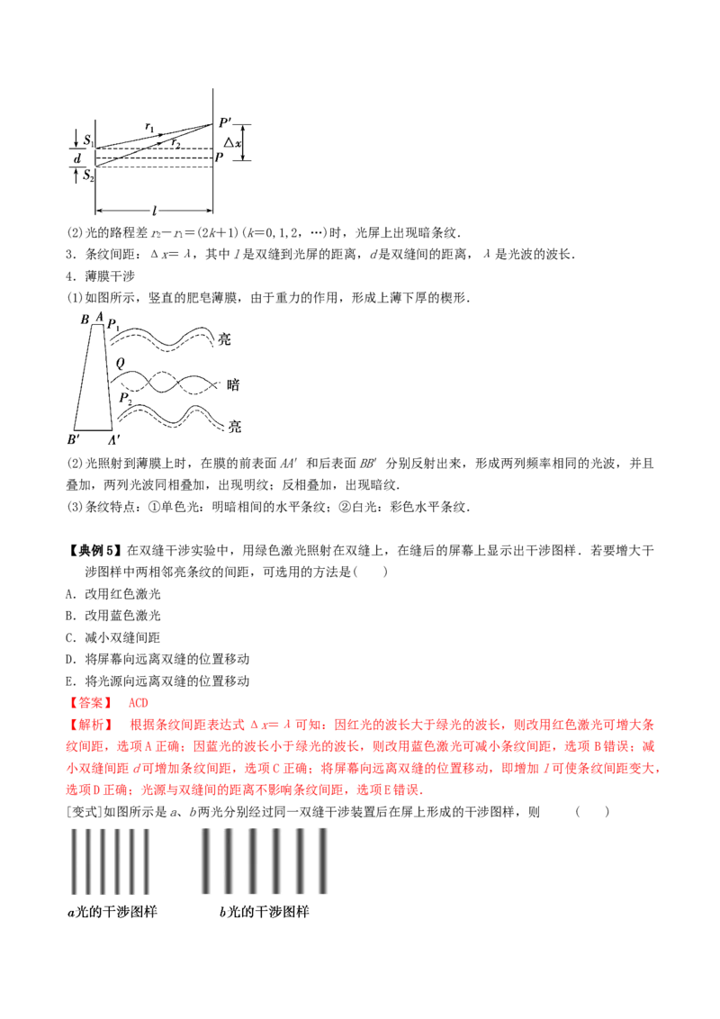 专题24光学2022-2023高考三轮精讲突破训练（全国通用）（解析版）_04高考物理_通用版（老高考）复习资料_2023年复习资料_三轮复习_2023年高考物理三轮精讲突破训练全国通用