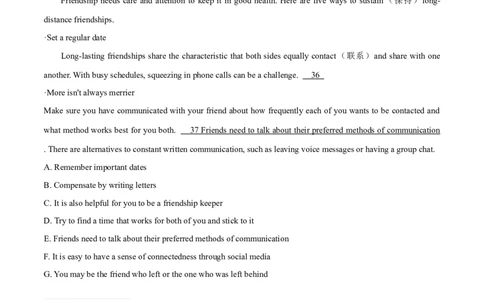 第34讲阅读七选五-段尾设空题（核心考点精讲精练）（原卷版）_03高考英语_通用版（老高考）复习资料_2024年复习资料_完备战2024年高考英语一轮复习考点帮（全国通用）