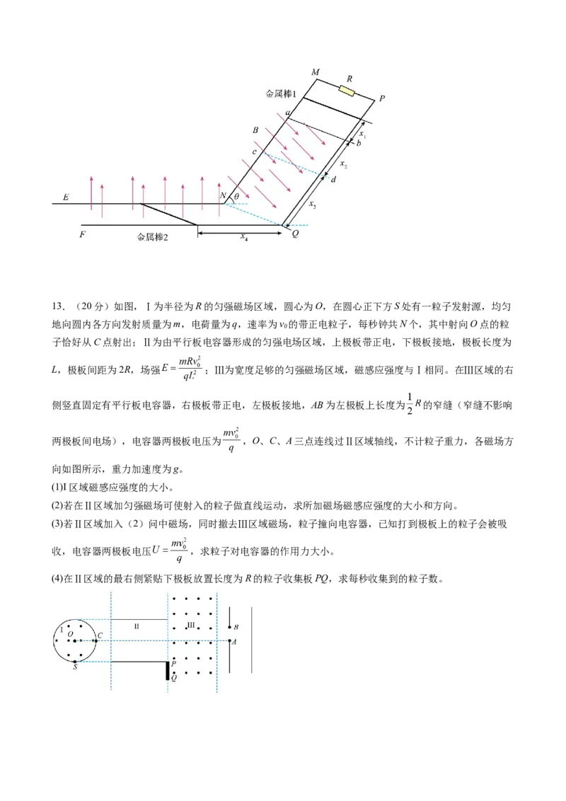 信息必刷卷01（新课标卷，新疆、西藏专用）（原卷版）_04高考物理_2025年新高考资料_2025考前信息卷_2025年高考物理考前信息必刷卷（新课标卷，新疆、西藏专用）3437357