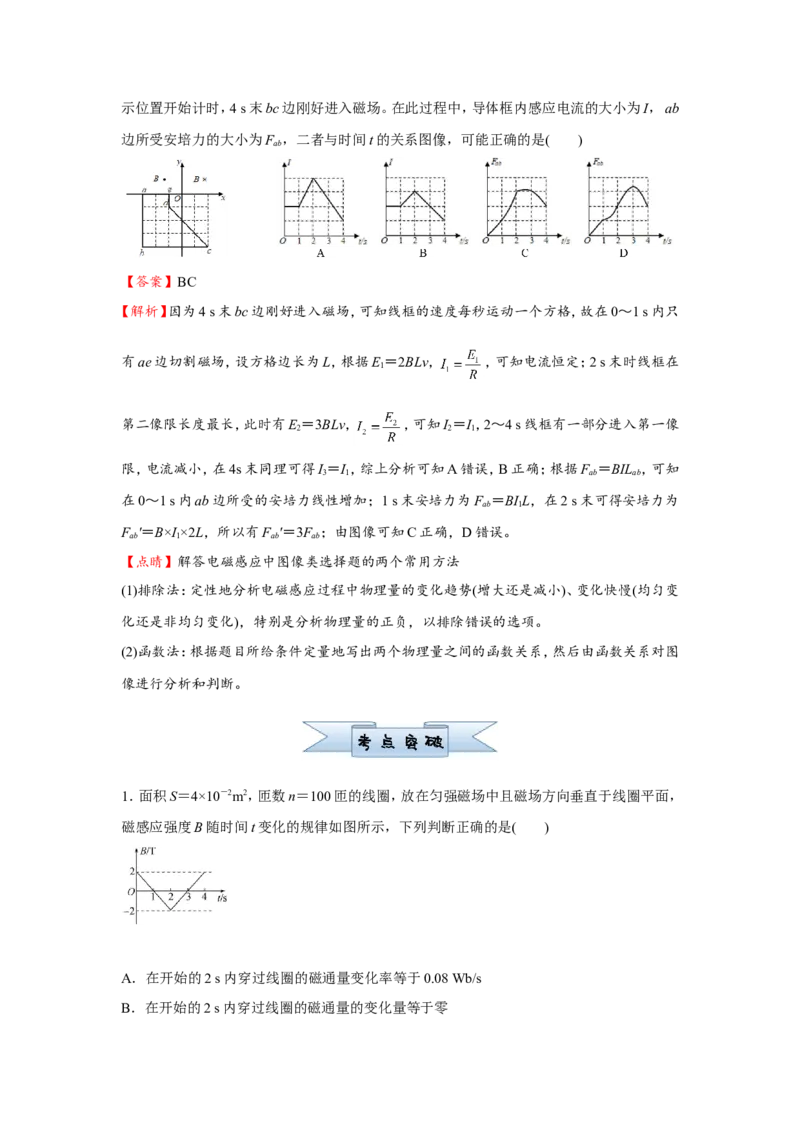 原创（新高考）2021届小题必练24电磁感应中的图象与电路问题教师版_04高考物理_新高考复习资料_2021年新高考资料_2021届（新高考）高考物理小题必练