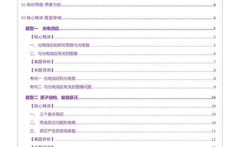 专题18近代物理（讲义）（原卷版）_04高考物理_2025年新高考资料_二轮复习_上好课2025年高考物理二轮复习讲练测（新高考通用）3381829