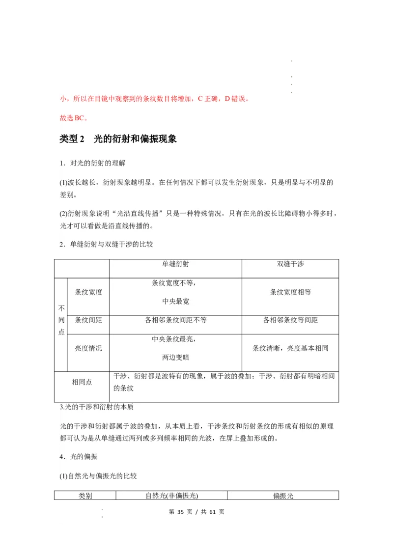 专题31光学（解析版）_04高考物理_新高考复习资料_2024新高考复习资料_一轮复习资料_完2024届高考物理一轮复习热点题型归类训练_专题31光学