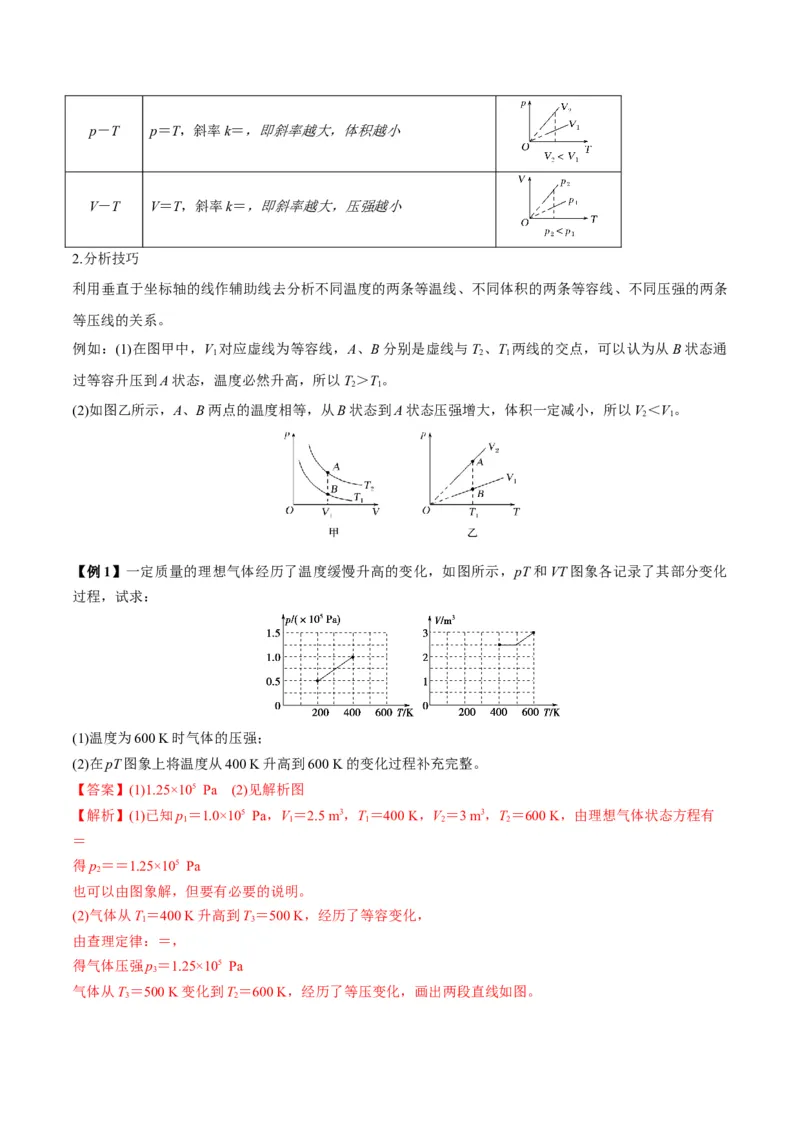 专题15.2气体、固体和液体讲解析版_04高考物理_新高考复习资料_2022年新高考复习资料_2022年高考物理一轮复习讲练测（新教材新高考）