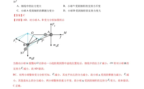 测试二相互作用（解析版）_04高考物理_新高考复习资料_2025年新高考资料_2025年高考物理一轮复习讲练测（新教材新高考）