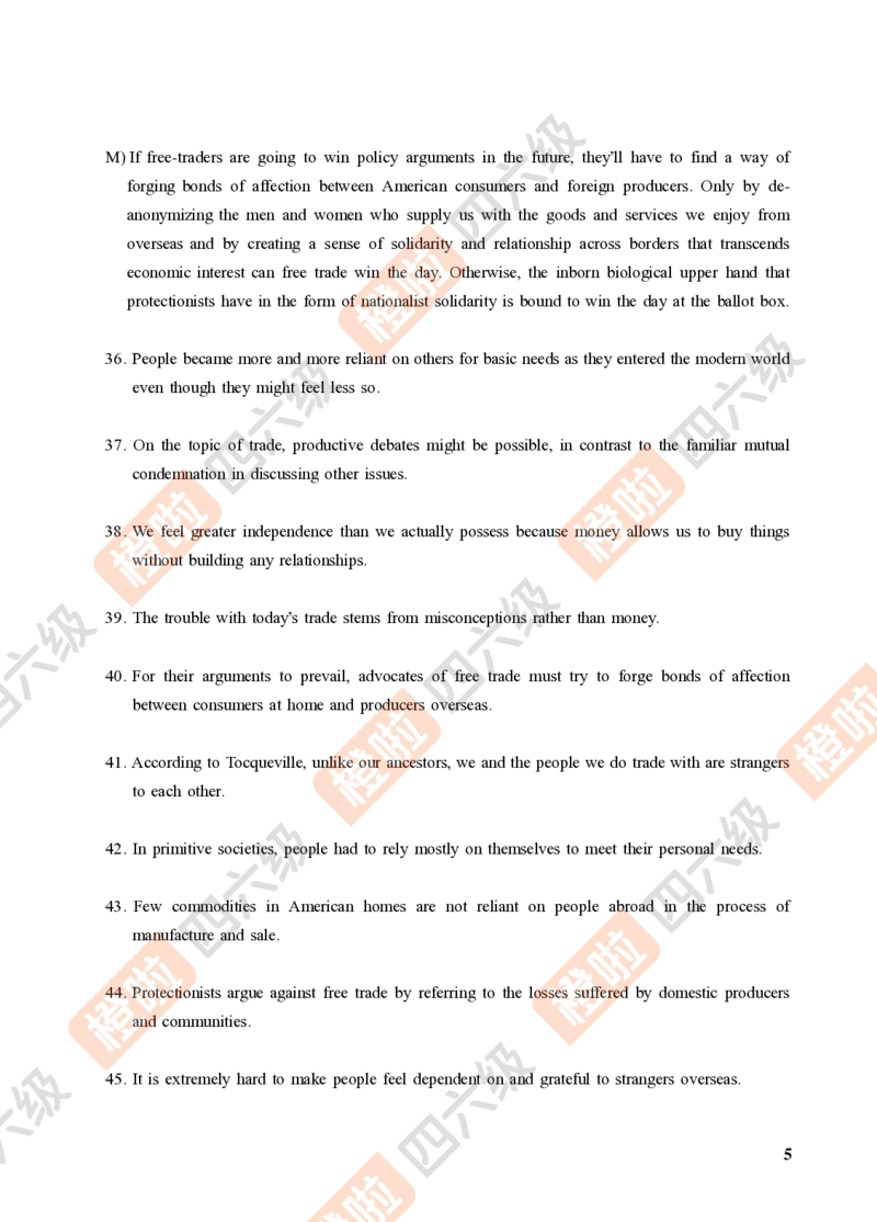 05.2024年12月六级（第三套）-试题6-12_最新更新，视频都在这_2026，6月六级速转存易和谐_0、2025年12月六级_06.橙啦六级全程班石雷鹏_00.讲义_真题
