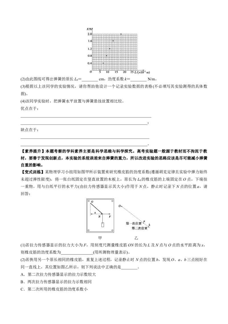 专题2.1三大性质力的理解及运算及实验讲原卷版_04高考物理_新高考复习资料_2022年新高考复习资料_2022年高考物理一轮复习讲练测（新教材新高考）