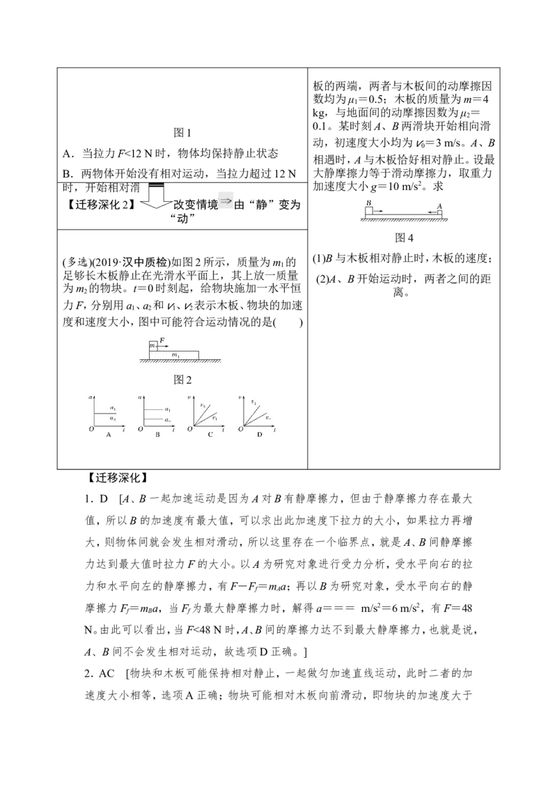 必修1第三章从教材走向高考_04高考物理_新高考复习资料_2022年新高考复习资料_高考物理2022年一轮复习各版本_1.2022年高考物理一轮复习全国通用版_配套习题