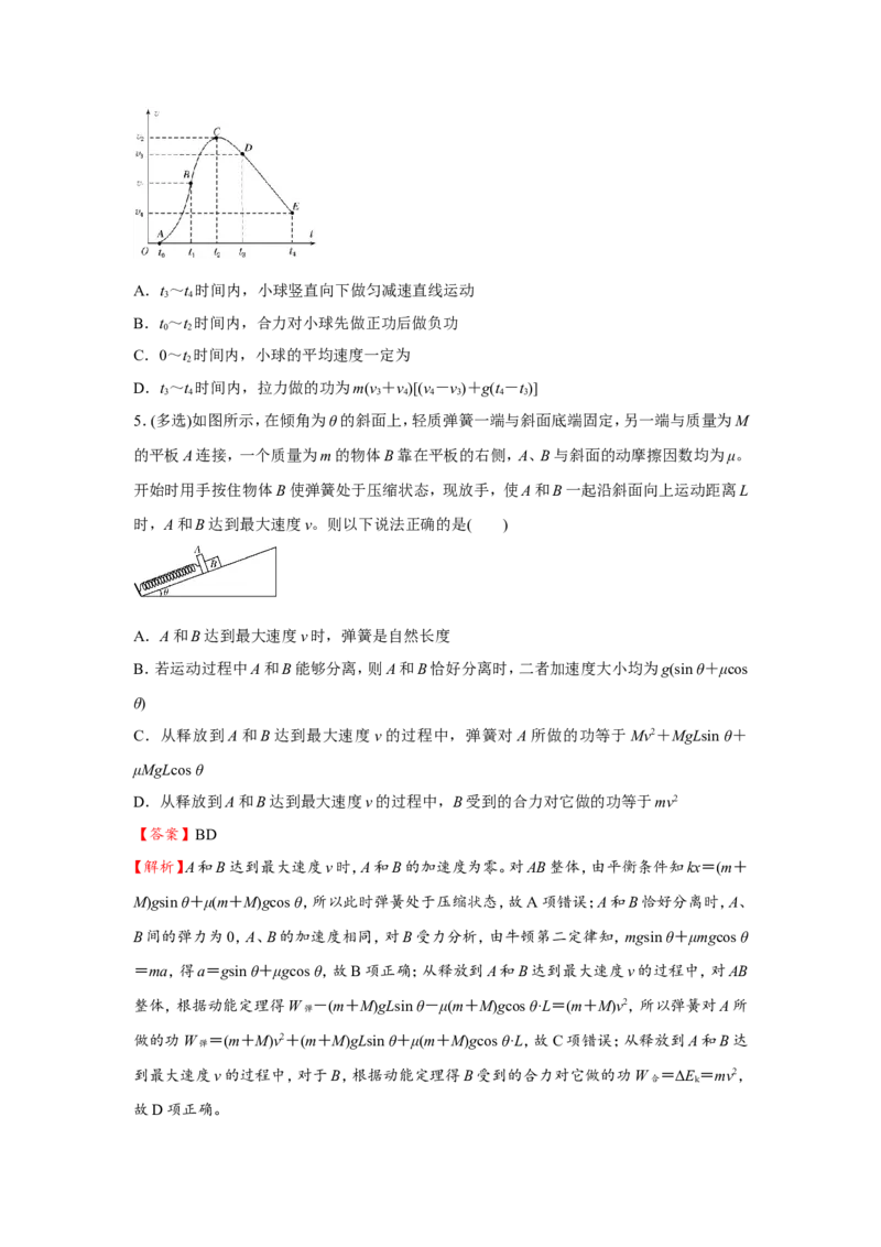 原创（新高考）2021届小题必练9动能和动能定理学生版_04高考物理_新高考复习资料_2021年新高考资料_2021届（新高考）高考物理小题必练