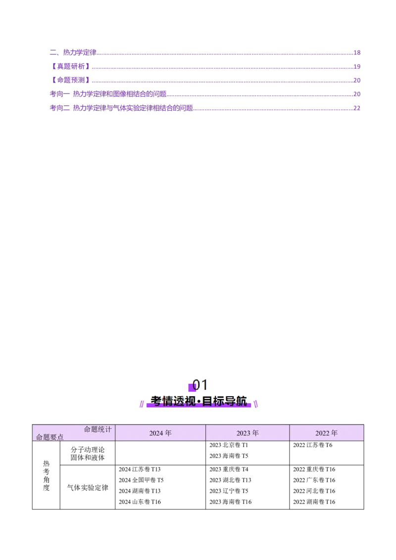 专题17热学（讲义）（解析版）_04高考物理_2025年新高考资料_二轮复习_上好课2025年高考物理二轮复习讲练测（新高考通用）3381829