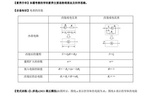 专题8.2串联电路和并联电路、闭合电路欧姆定律讲原卷版_04高考物理_新高考复习资料_2022年新高考复习资料_2022年高考物理一轮复习讲练测（新教材新高考）