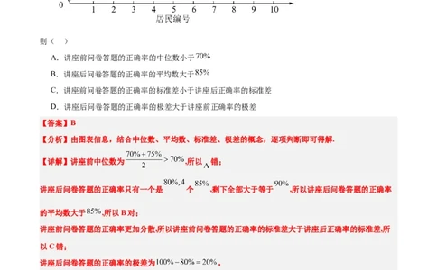 第48练用样本估计总体（精练：基础+重难点）一轮复习讲义2024年高考数学高频考点题型归纳与方法总结（新高考通用）解析版_02高考数学_新高考复习资料_2024年新高考资料