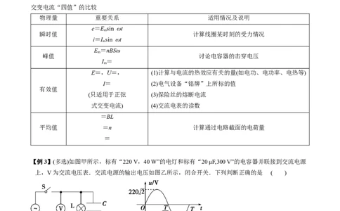 专题14.1交变电流的产生与描述讲原卷版_04高考物理_新高考复习资料_2022年新高考复习资料_2022年高考物理一轮复习讲练测（新教材新高考）