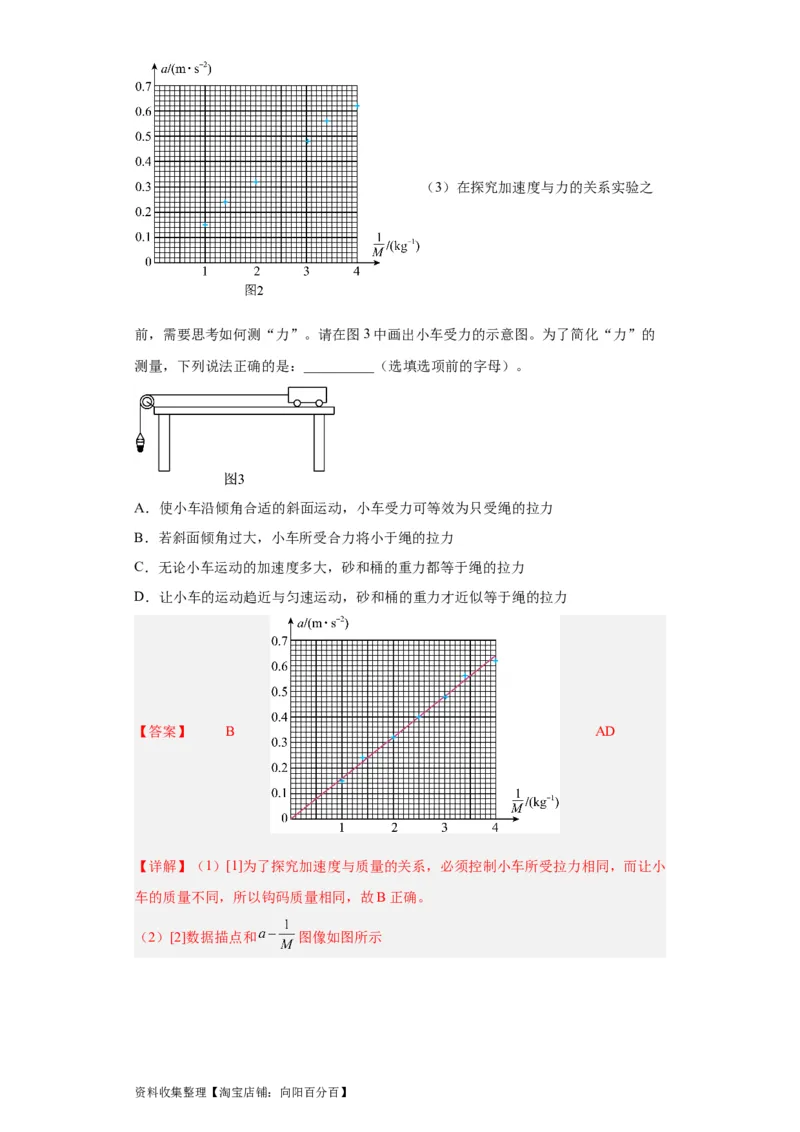 专题17力学实验(解析版)_04高考物理_通用版（老高考）复习资料_2024年复习资料_完五年（2019-2023）高考物理真题分项汇编（全国通用）