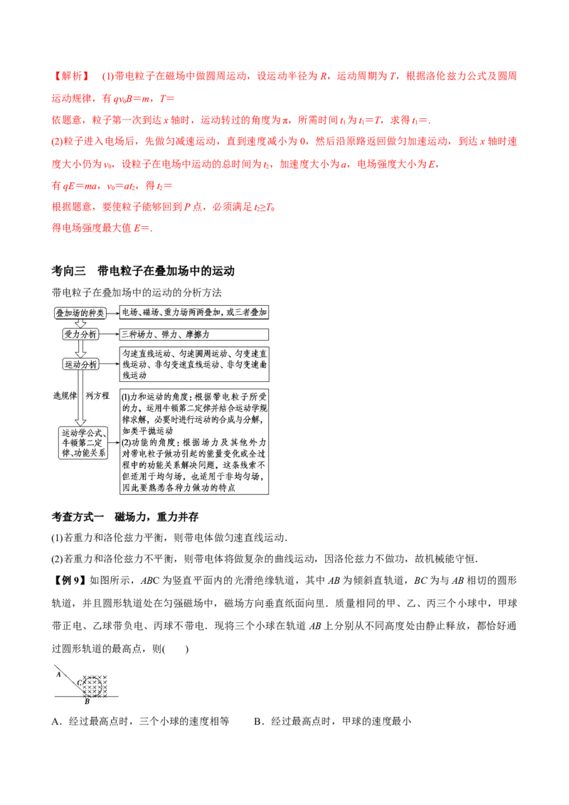 专题16带电粒子在复合场中的运动2022-2023高考三轮精讲突破训练（全国通用）（解析版）_04高考物理_通用版（老高考）复习资料_2023年复习资料_三轮复习