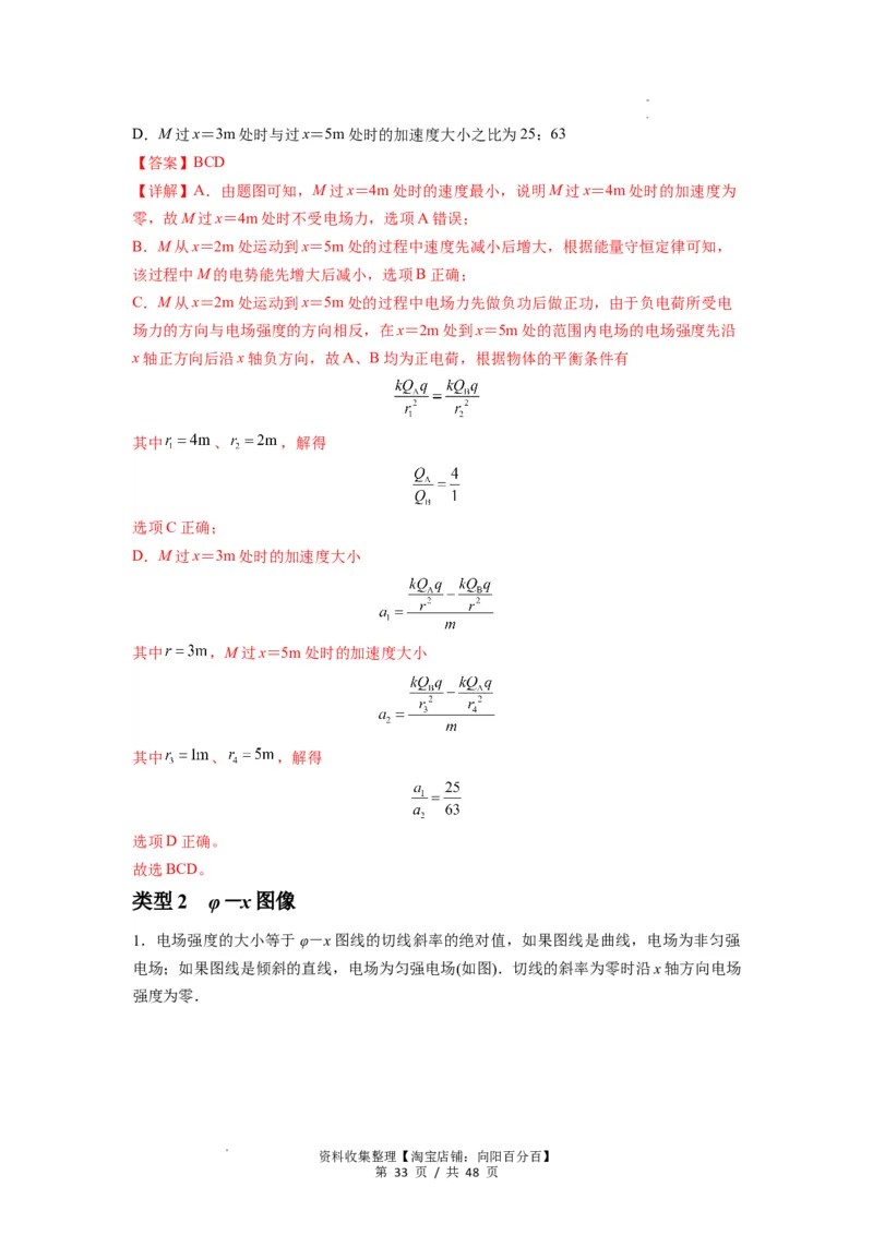 专题21电场能的性质(解析版)_04高考物理_通用版（老高考）复习资料_2024年复习资料_完2024届高考物理一轮复习热点题型归类训练