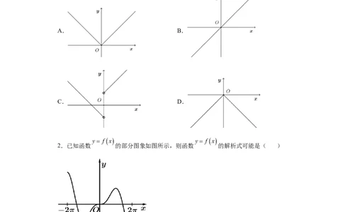 第6练函数的图像（原卷版）-2023年高考一轮复习精讲精练必备_02高考数学_新高考复习资料_2023年新高考资料_一轮复习_2023年高考数学一轮复习精讲精练宝典（新高考专用）