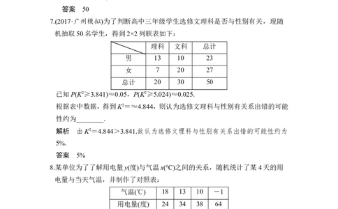 第3讲　变量间的相关关系与统计案例_02高考数学_新高考复习资料_2022年新高考资料_2022年一轮复习各版本_1.新高考2022年高考数学一轮复习_2022届高考数学一轮复习讲义（新高考版）