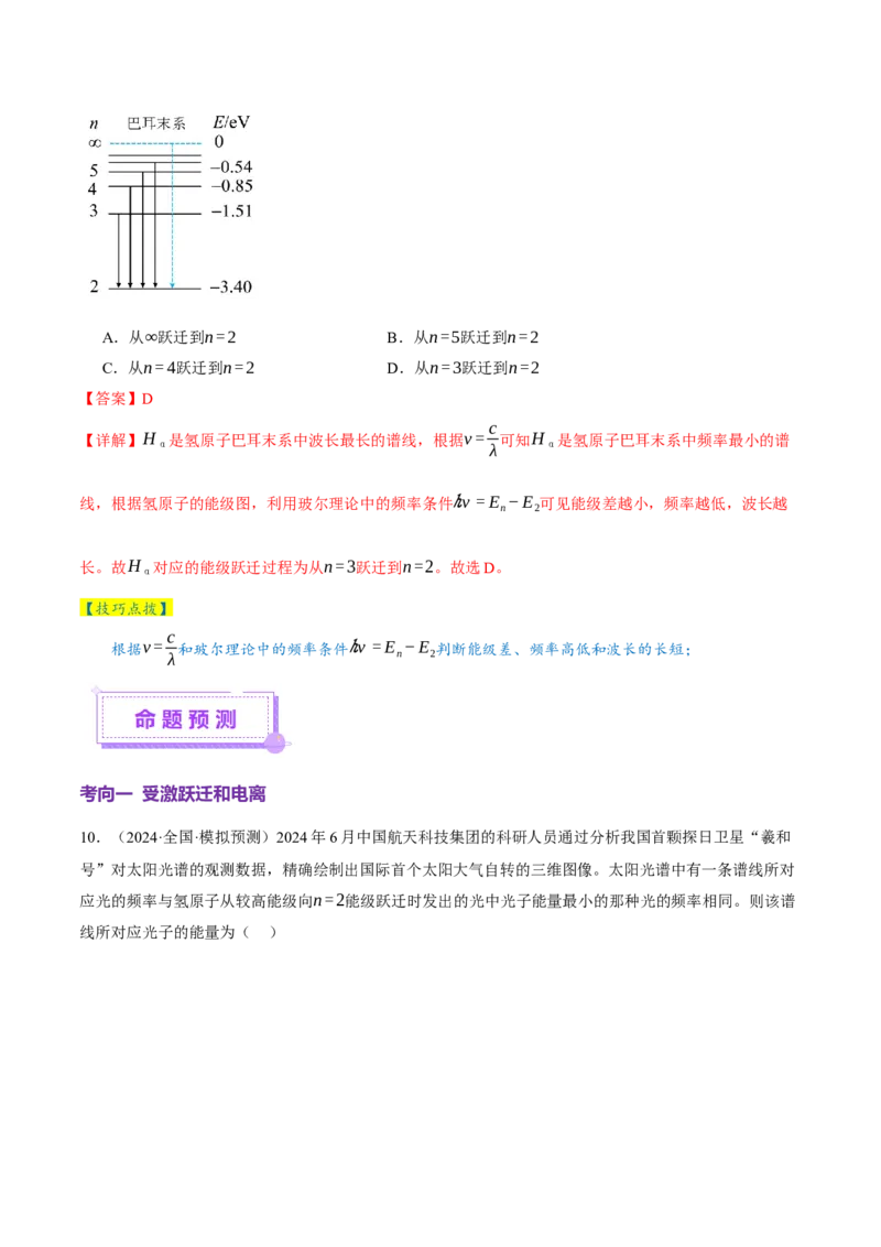专题18近代物理（讲义）（解析版）_04高考物理_2025年新高考资料_二轮复习_上好课2025年高考物理二轮复习讲练测（新高考通用）3381829