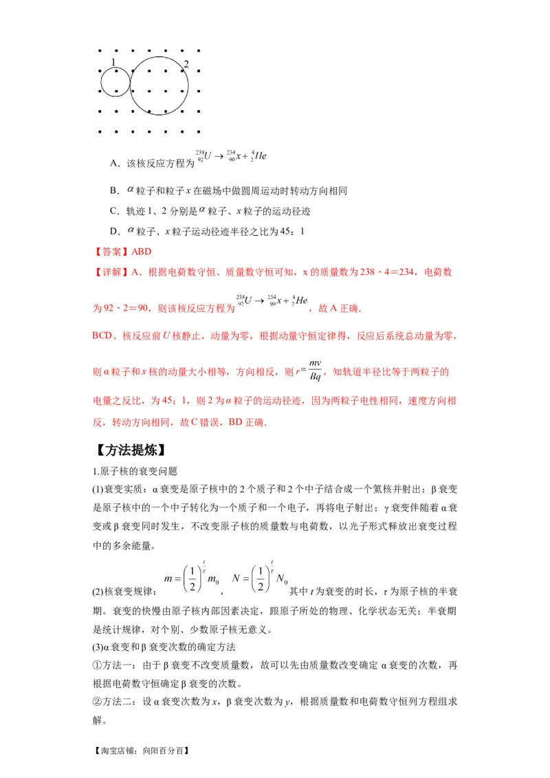 专题16物理学史及近代物理（解析版）_04高考物理_新高考复习资料_2024新高考复习资料_二轮复习资料_2024年高考物理二轮热点题型归纳与变式演练（新高考通用）_答案解析版