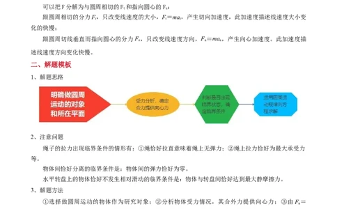 模板05圆周运动（五大题型）（解析版）_04高考物理_2025年新高考资料_二轮复习_2025年高考物理答题技巧与模板构建339420717