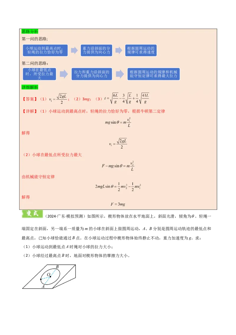 模板05圆周运动（五大题型）（解析版）_04高考物理_2025年新高考资料_二轮复习_2025年高考物理答题技巧与模板构建339420717