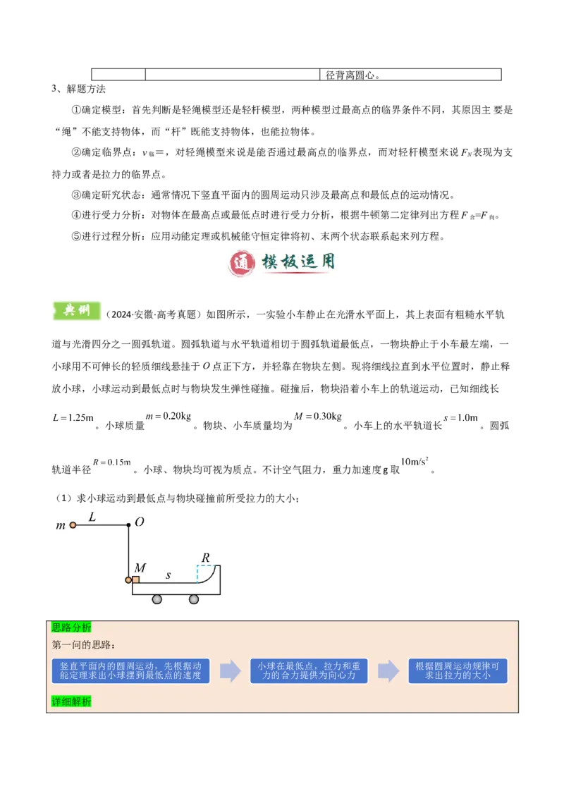 模板05圆周运动（五大题型）（解析版）_04高考物理_2025年新高考资料_二轮复习_2025年高考物理答题技巧与模板构建339420717