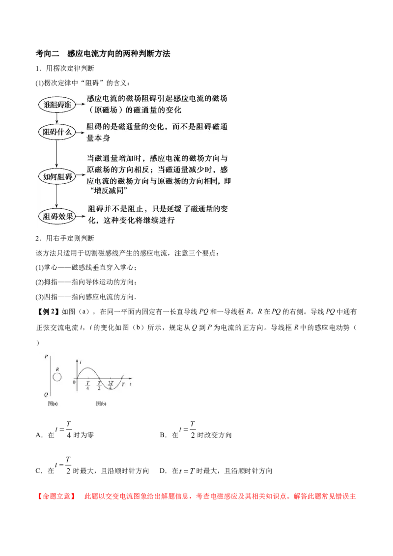 专题18电磁感应基本规律及其应用2022-2023高考三轮精讲突破训练（全国通用）（解析版）_04高考物理_通用版（老高考）复习资料_2023年复习资料_三轮复习