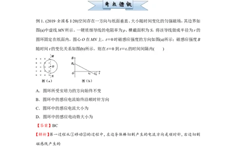 原创（新高考）2021届小题必练24电磁感应中的图象与电路问题学生版_04高考物理_新高考复习资料_2021年新高考资料_2021届（新高考）高考物理小题必练