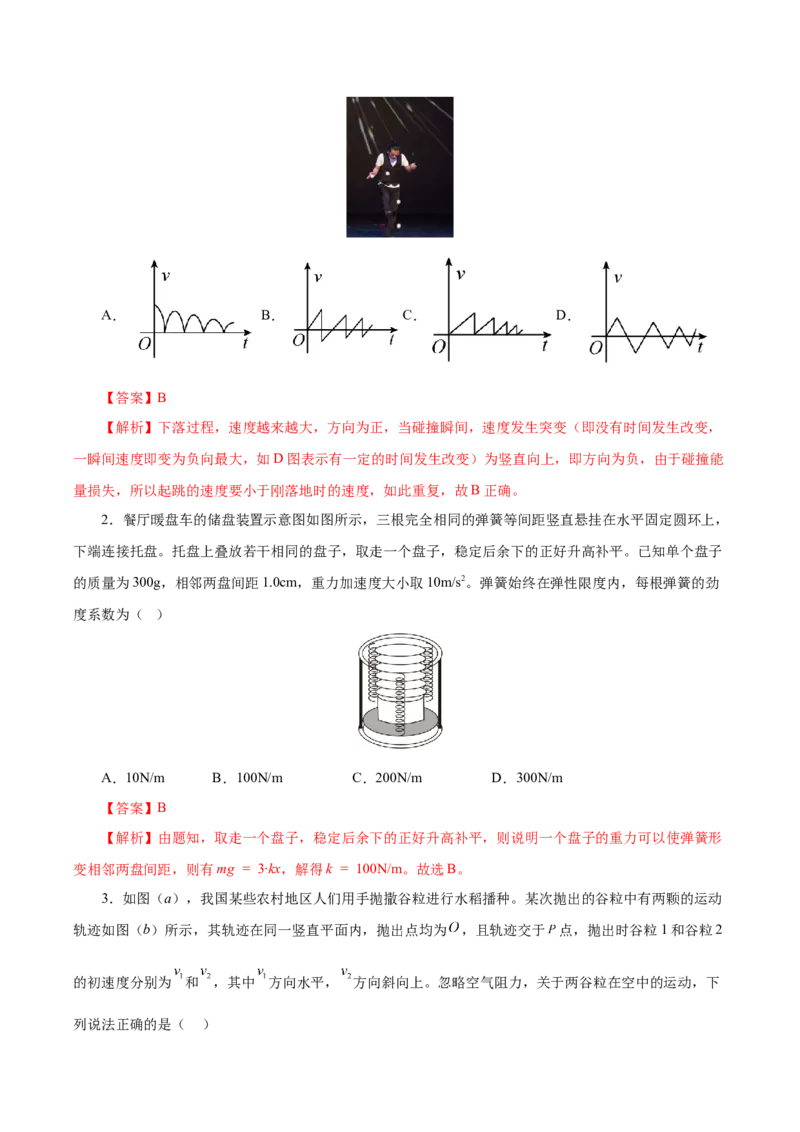 信息必刷卷01（江苏专用）（解析版）_04高考物理_2025年新高考资料_2025考前信息卷_2025年高考物理考前信息必刷卷（江苏专用）3442750