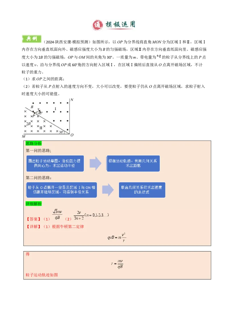 模板11-2磁场（四大题型）（解析版）_04高考物理_2025年新高考资料_二轮复习_2025年高考物理答题技巧与模板构建339420717