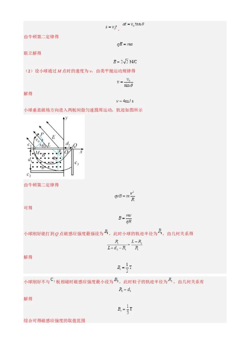 模板11-2磁场（四大题型）（解析版）_04高考物理_2025年新高考资料_二轮复习_2025年高考物理答题技巧与模板构建339420717