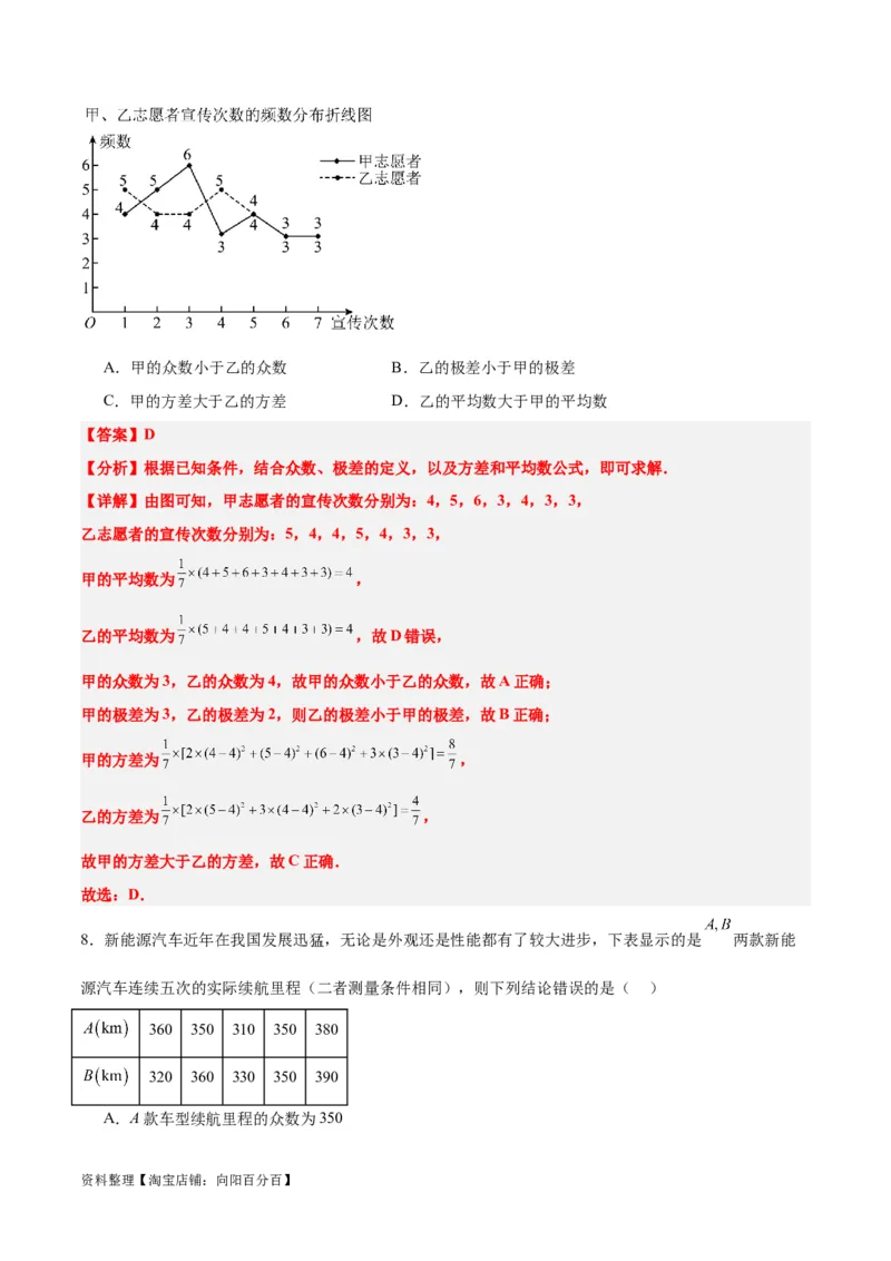 第48讲用样本估计总体（精讲）一轮复习讲义2024年高考数学高频考点题型归纳与方法总结（新高考通用）解析版_02高考数学_新高考复习资料_2024年新高考资料_一轮复习资料