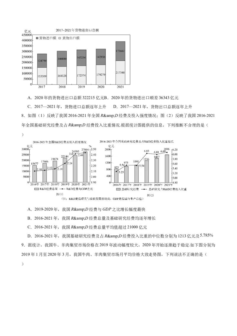 第47练随机抽样（精练：基础+重难点）一轮复习讲义2024年高考数学高频考点题型归纳与方法总结（新高考通用）原卷版_02高考数学_新高考复习资料_2024年新高考资料_一轮复习资料