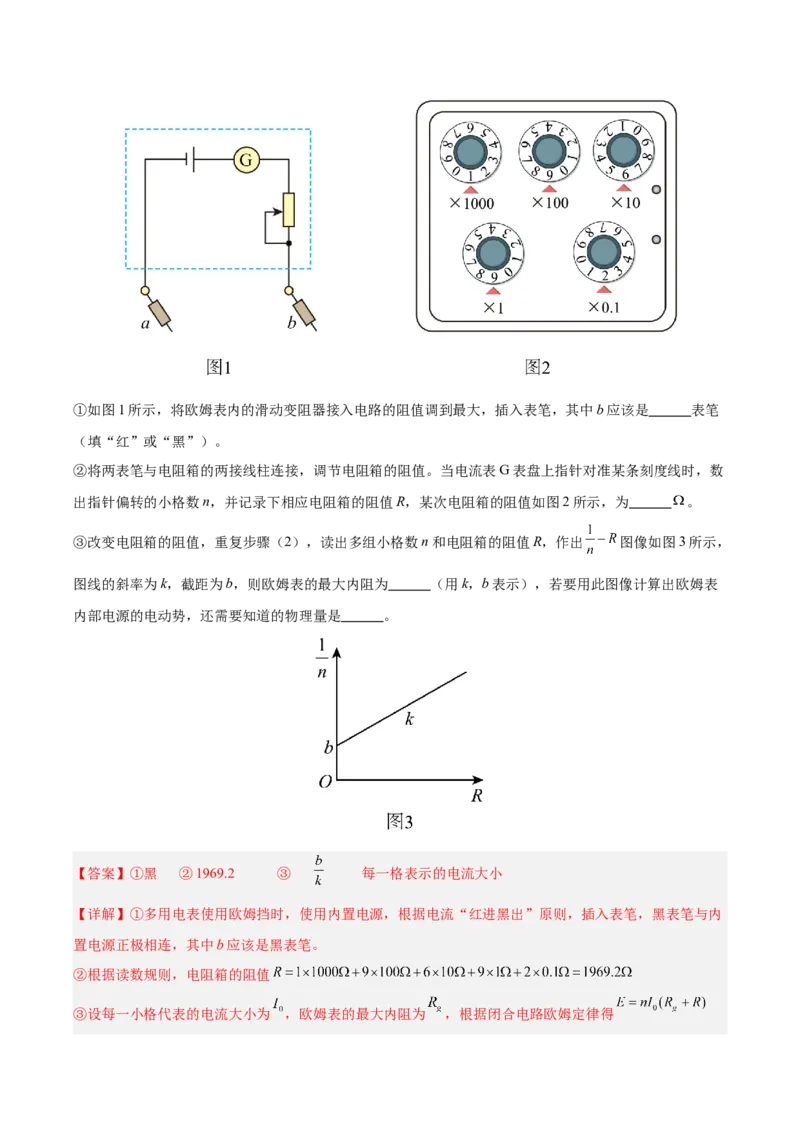 信息必刷卷02（天津专用）（解析版）_04高考物理_2025年新高考资料_2025考前信息卷_2025年高考物理考前信息必刷卷（天津专用）34449635