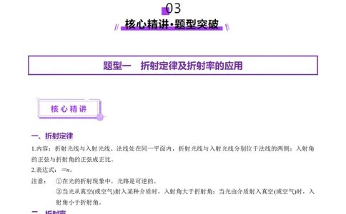 专题16光学电磁波（讲义）（原卷版）_04高考物理_2025年新高考资料_二轮复习_上好课2025年高考物理二轮复习讲练测（新高考通用）3381829